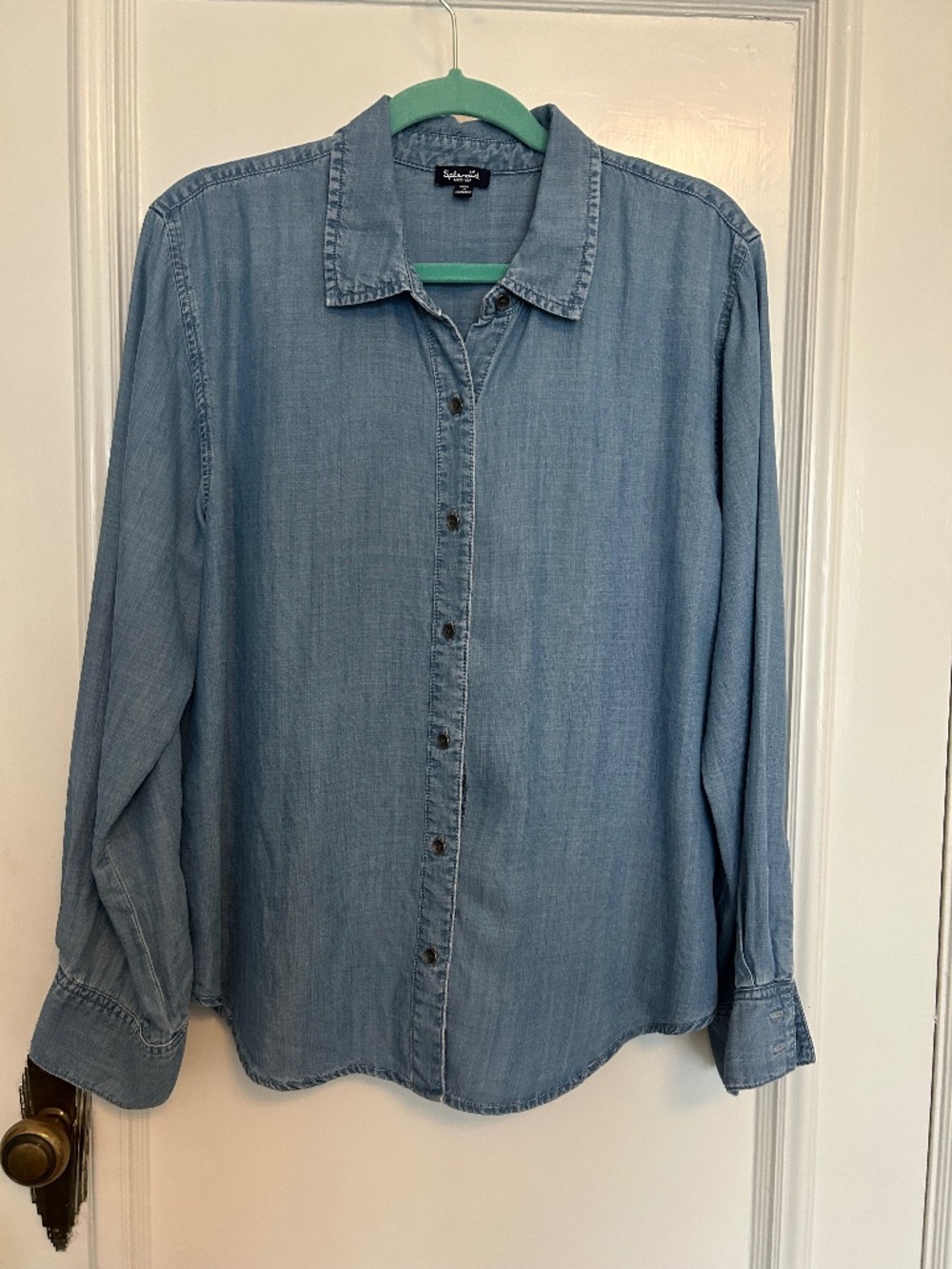 Splendid Button Down Chambray Shirt Size Medium
